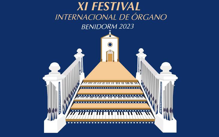 Cartel anunciador del festival de órgano