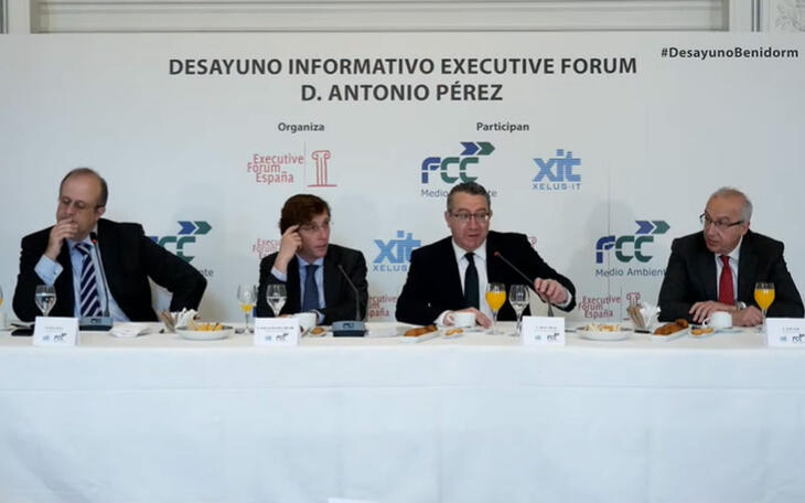 Toni Pérez reclama en el Executive Forum un porcentaje del IVA generado por el turismo para los destinos.