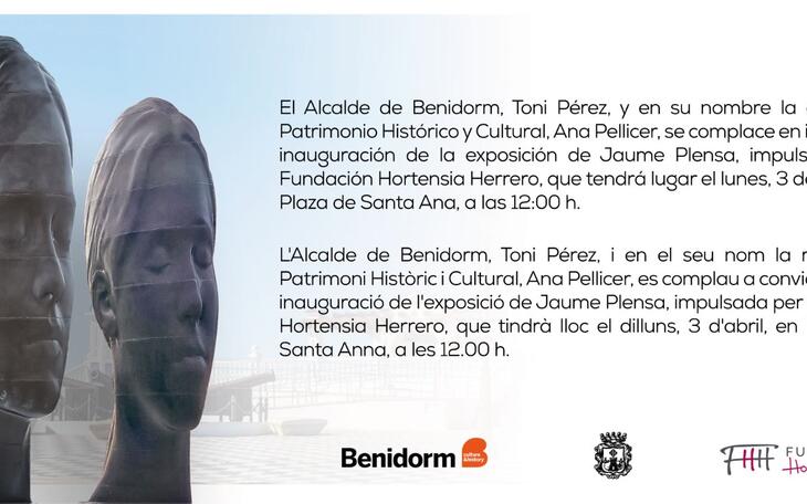 El arte monumental llega a El Castell de la mano del artista Jaume Plensa y de la Fundación Hortensia Herrero.