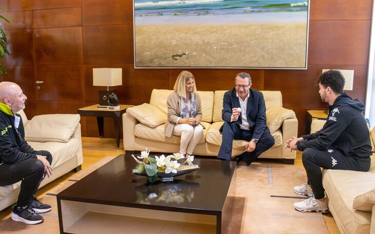 Recepción de deportistas en el Ayuntamiento de Benidorm