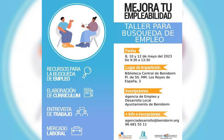 Benidorm lanza una nueva edición de la iniciativa ‘Mejora tu empleabilidad’