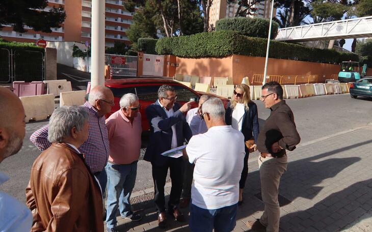 Benidorm mejora la movilidad y seguridad peatonal en la avenida Uruguay y amplía el aparcamiento disuasorio de la calle Cuba 