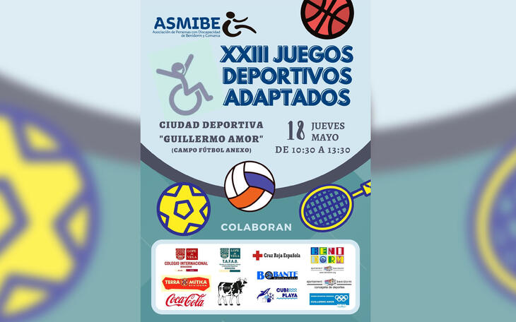Asmibe celebra mañana en la Ciudad Deportiva Guillermo Amor los XXIII Juegos Deportivos Adaptados con más de 250 participantes 
