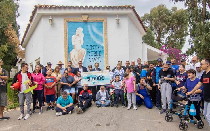 El Doble Amor recibe 5.500 euros de las inscripciones del IV Cross Solidario 