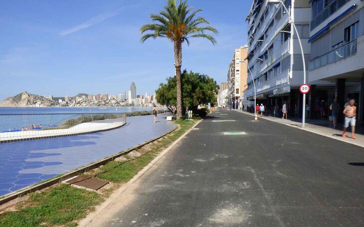 Benidorm finaliza varias actuaciones con el asfaltado de diferentes calles