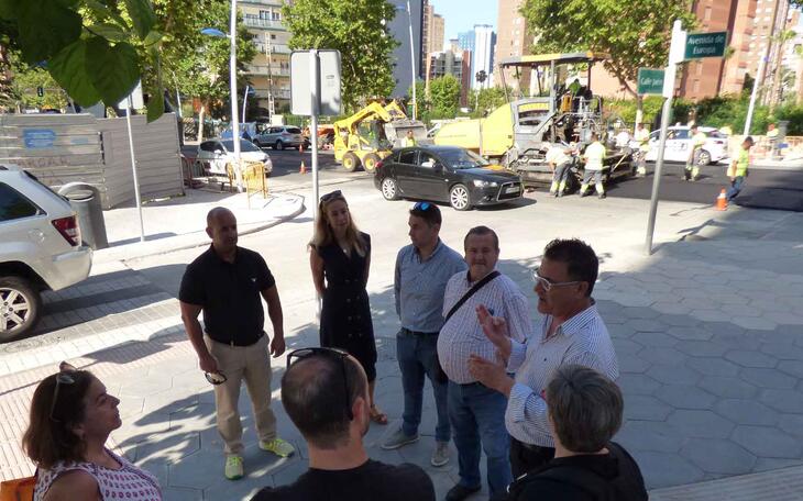 Nuevo cruce peatonal y semafórico en la Avenida Europa