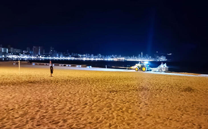 Las playas ofrecen su mejor imagen desde primera hora