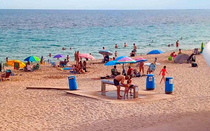 Playa de Poniente.