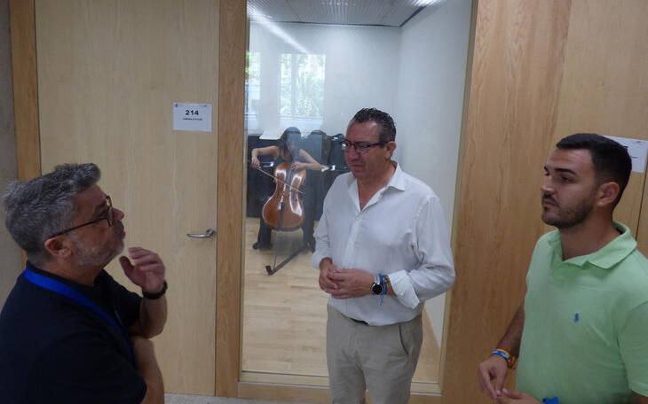 Visita al Curso Internacional de Música