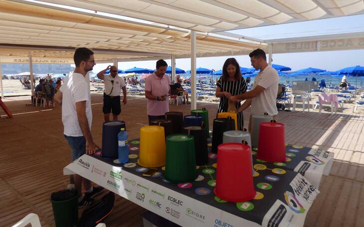 Benidorm acoge la campaña ‘Recicla con los 5 sentidos’ con talleres para concienciar sobre la recogida selectiva