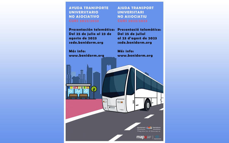 Educación convoca las ayudas al transporte universitario no asociado