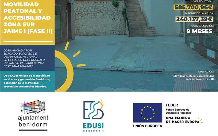 Benidorm aprueba la renovación del espacio público entre Maravall y Jaime I