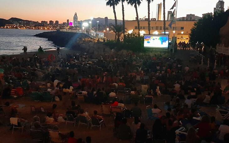 Cine en la playa 