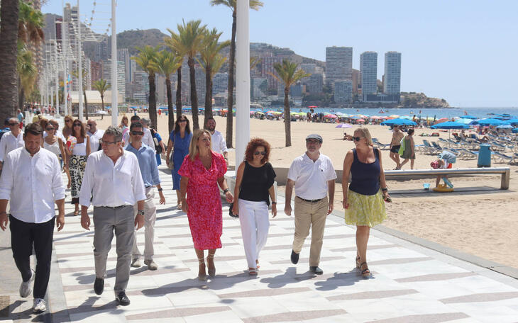 La consellera Nuria Montes, en Benidorm