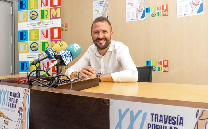 Javier Jordá, concejal de Deportes del Ayuntamiento de Benidorm.