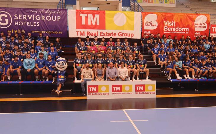 Presentación equipos Balonmano TM Benidorm 2023-24