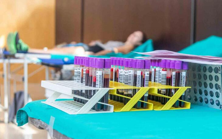 Decenas de peñistas colaboran con el Centro de Transfusiones para elevar las reservas de sangre