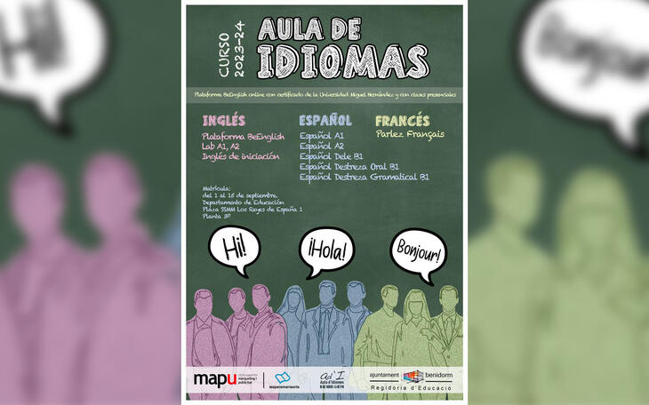 Últimos días para inscribirse al Aula de Idiomas, que ofrece cursos de inglés, francés y español para extranjeros 