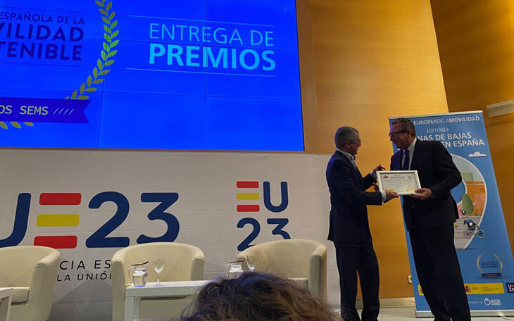 El Gobierno premia al Ayuntamiento de Benidorm por su proyecto de movilidad peatonal y accesibilidad en la zona sur de Jaime I