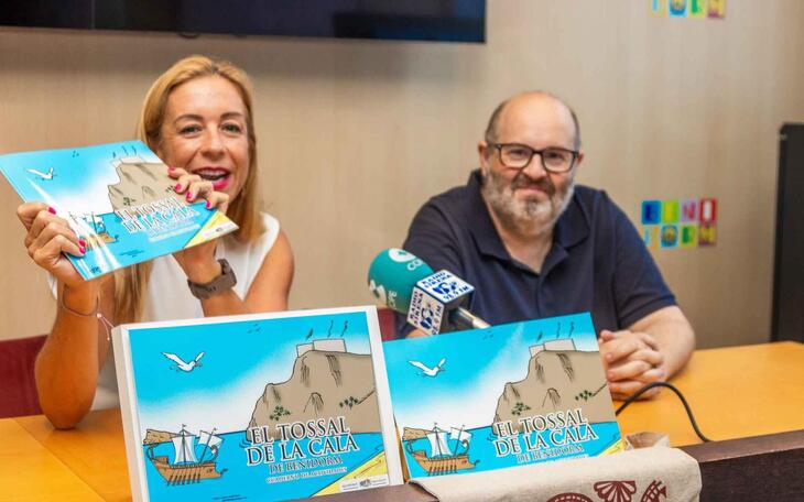 Benidorm edita un cuaderno de actividades del yacimiento romano del Tossal de La Cala con ilustraciones de Malagón 