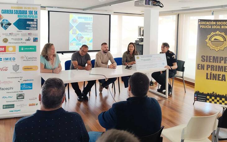 Benidorm reconoce a los patrocinadores y colaboradores de la carrera solidaria ‘En primera línea’ de Aspanion