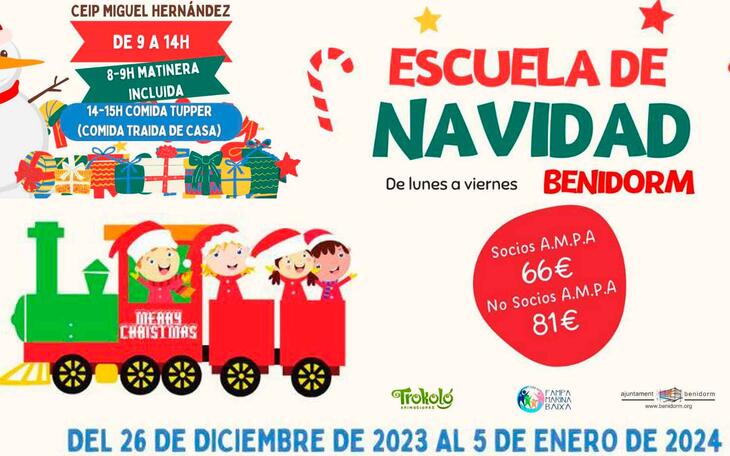 Escuela de Navidad en Benidorm