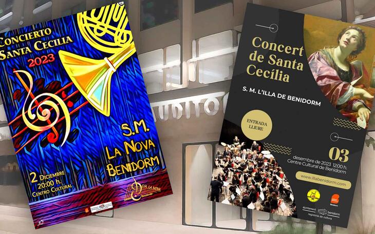 Las Sociedades Musicales La Nova y L’Illa ofrecen este fin de semana sus conciertos de Santa Cecilia 