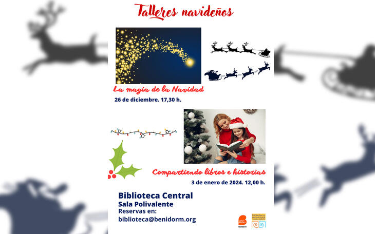 La Biblioteca Central de Benidorm propone dos talleres navideños para ‘Pequeños exploradores literarios’