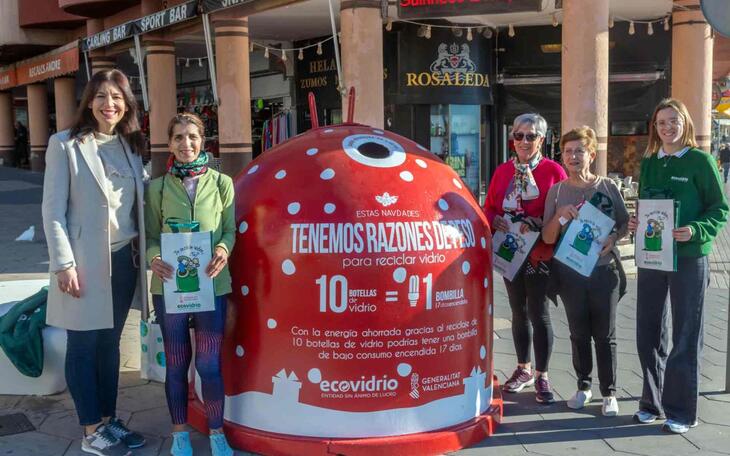 Reciclaje también en Navidad