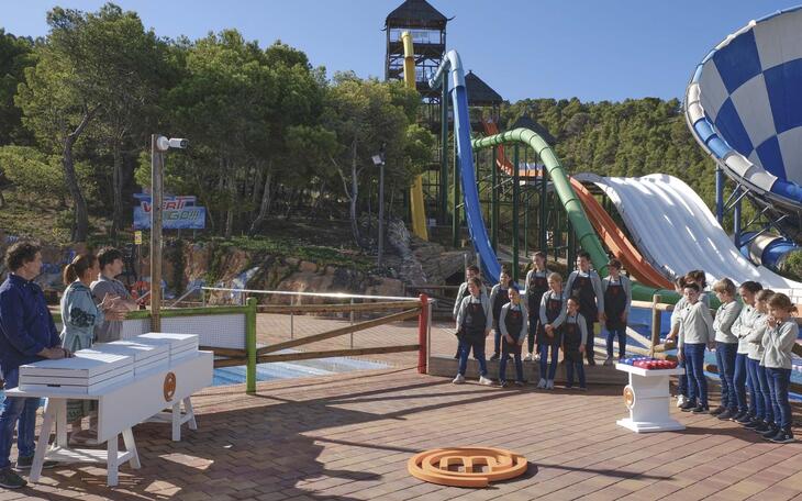 RTVE emite hoy el programa de ‘Masterchef Junior 10’ grabado en el parque Aqualandia de Benidorm