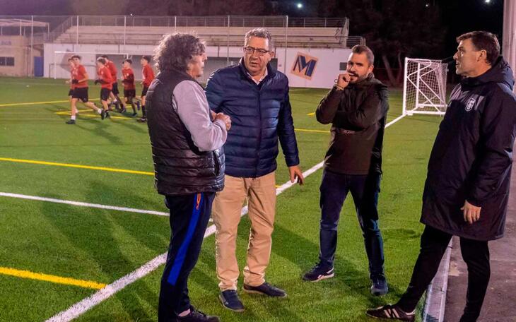 Los clubes locales estrenan y se entrenan en los nuevos campos de fútbol de Benidorm