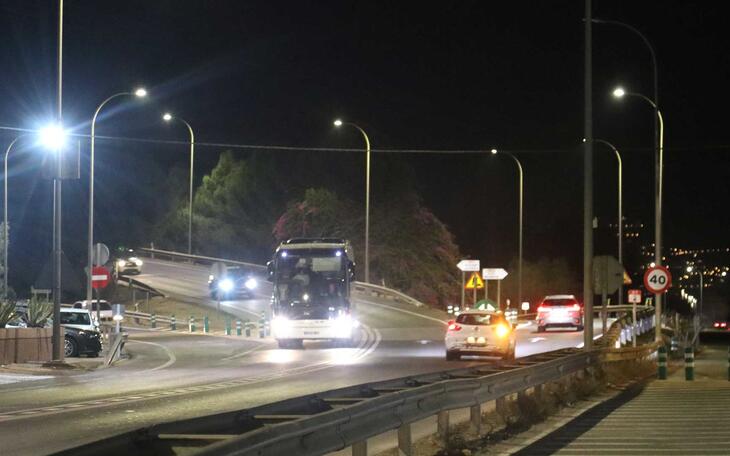 Benidorm renueva la iluminación del enlace de la N-332 con la avenida Comunidad Valenciana 