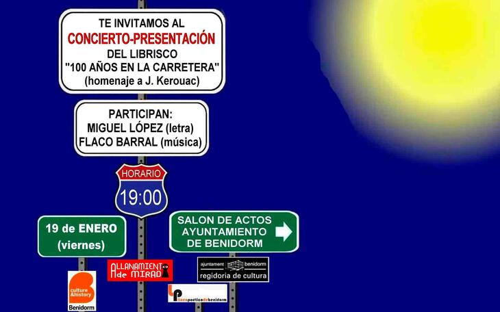 Benidorm acoge hoy la presentación del disco libro ‘100 años en la carretera’ de Miguel López y Jorge Flaco