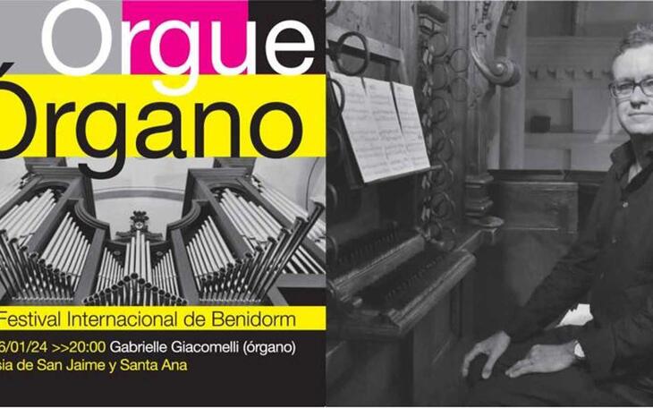 Benidorm arranca el XII Festival Internacional de Órgano con el italiano Gabriele Giacomelli