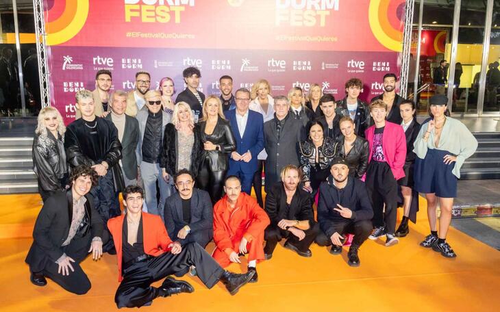 Con la Alfombra Naranja arranca el Benidorm Fest 2024