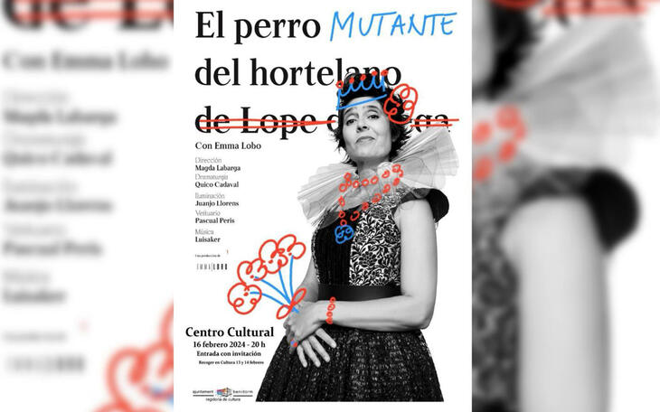La actriz Emma Lobo trae al Centro Cultural de Benidorm ‘El perro mutante del hortelano’