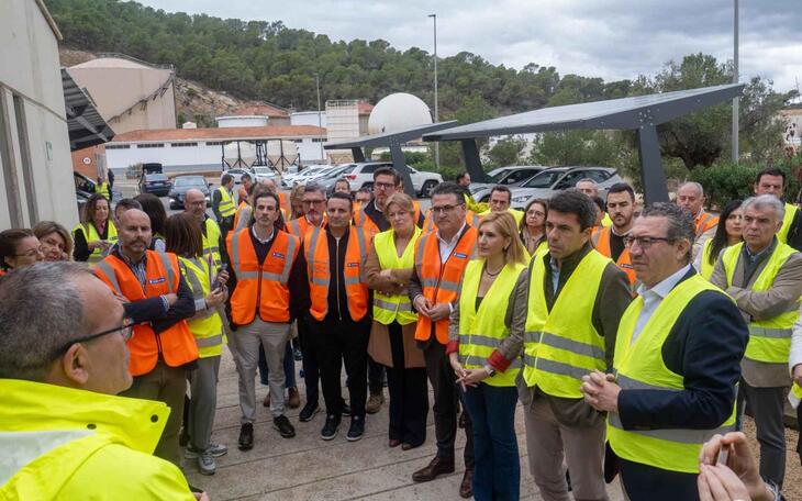 Visita Carlos Mazón a la EDAR de Benidorm