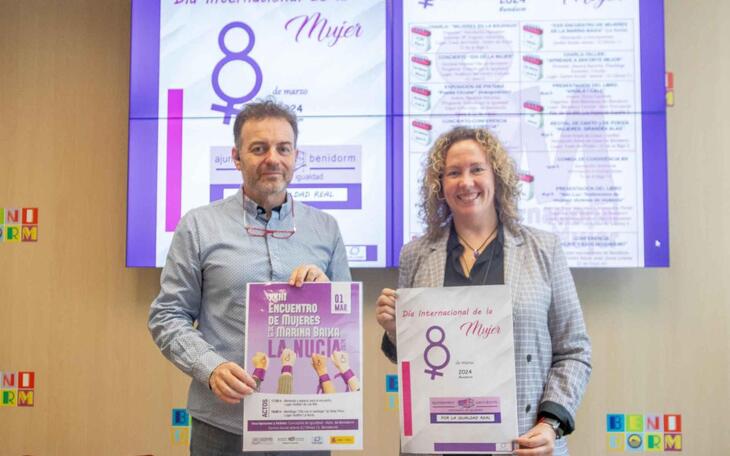 Benidorm presenta un amplio programa de actividades para conmemorar el Día de la Mujer