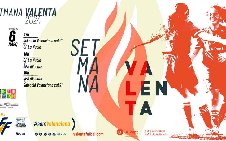 La Federación Valenciana de Fútbol (FFCV) elige a Benidorm como epicentro de los actos de la ‘Setmana Valenta 2024’ 
