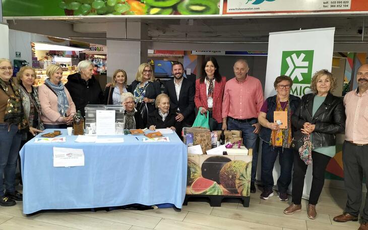 Acción para promocionar compras en el mercado municipal