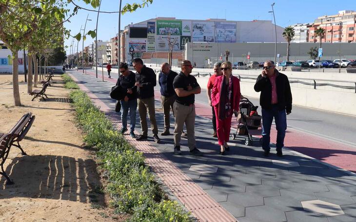 Benidorm culmina el adecentamiento en superficie del entorno de la avenida Beniardá tras el soterramiento de la vía 