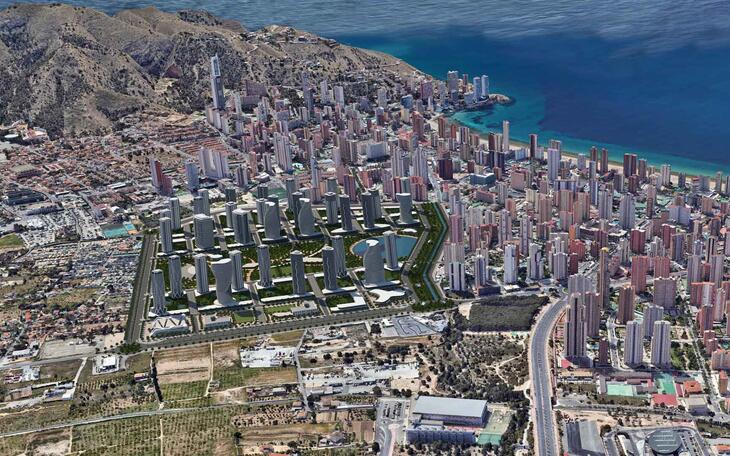 Benidorm aprobará la semana que viene en pleno la versión final del Plan Parcial ‘Ensanche Levante’ 
