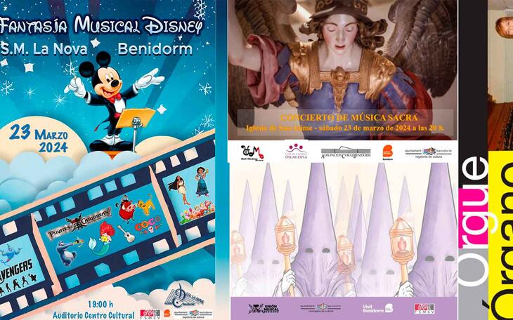 Benidorm ofrece un fin de semana repleto de música como preludio de la Semana Santa 