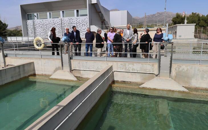 Benidorm finaliza los actos con motivo del Día Mundial del Agua con una visita a la ETAP de las asociaciones vecinales