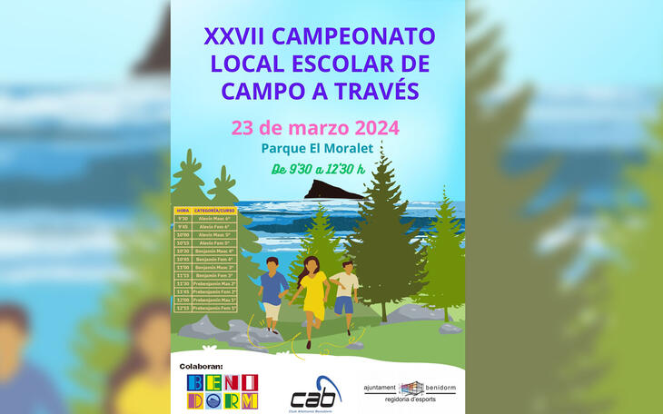 Medio millar de alumnos de Primaria participan mañana en El Moralet en el Campeonato Escolar de Campo a Través