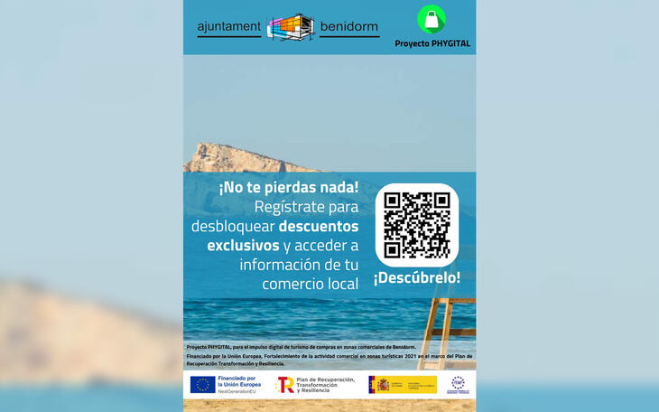 Benidorm completa la 1ª fase de implantación de ‘Phygital’, el proyecto para potenciar las ventas en el tejido productivo local