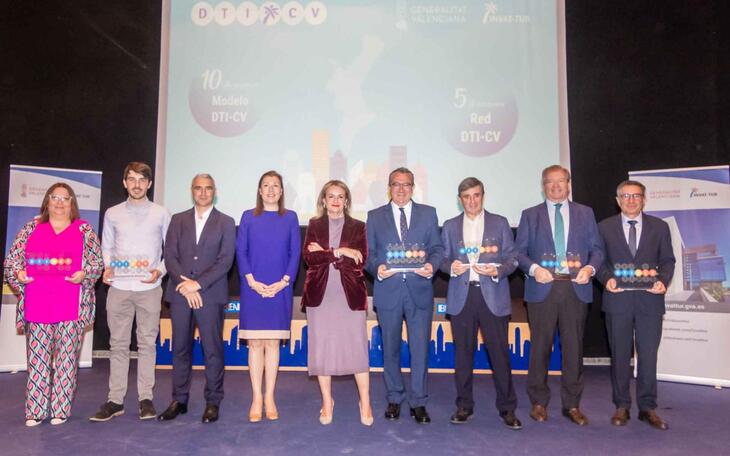 Benidorm, premiado en el acto de aniversario del Modelo y la Red DTI de la Comunitat Valenciana 
