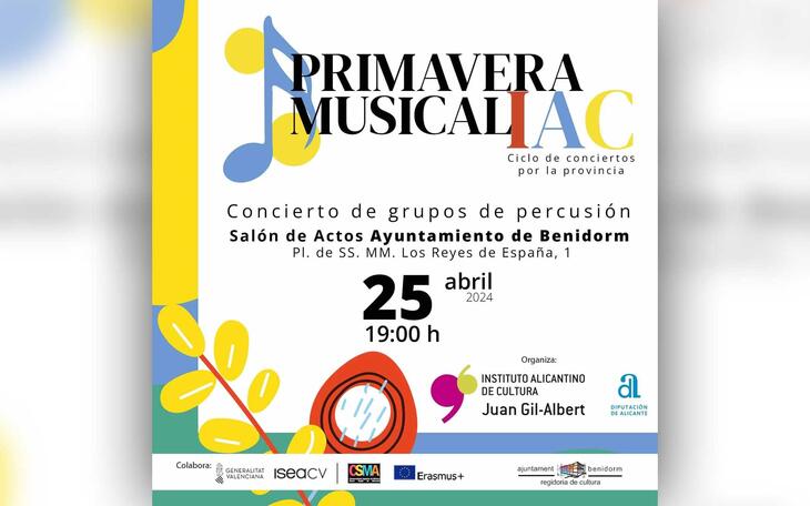 Este jueves vuelve el ciclo de Grandes Recitales a Benidorm con ‘Ensemble de Percusión’ 