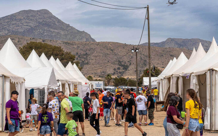 Acampada de peñas