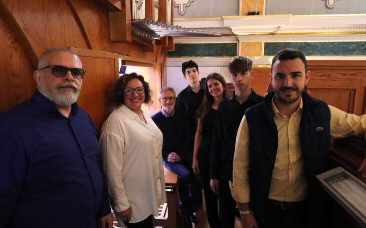 El festival Internacional de Órgano volvió ayer a Benidorm de la mano de los alumnos del Conservatorio Profesional  de Música de Alicante 